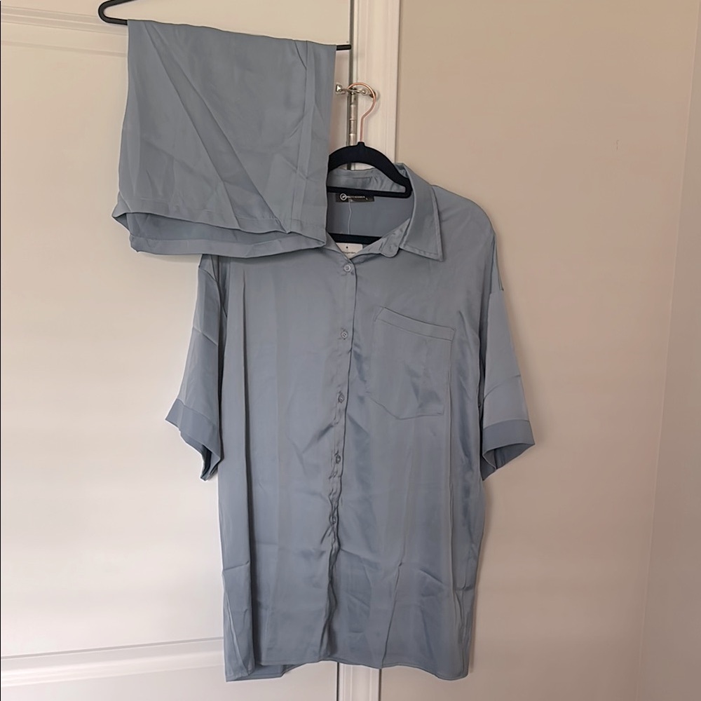 Pretty Garden Blue Ash Sleep Set